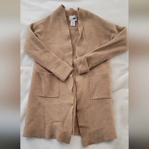 Womens long wool sweater